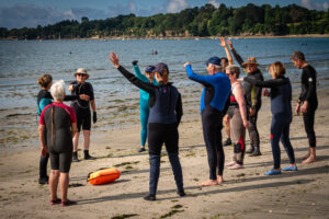 Echauffement marche aquatique