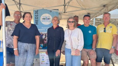 Stand MED13L à la Rand'eau Solidaire Mer Etoilée